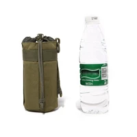 tactical 500ml water bottle pouch molle kettle pocket military outdoor travel hydration pouch bottle holder kettle carrier bag