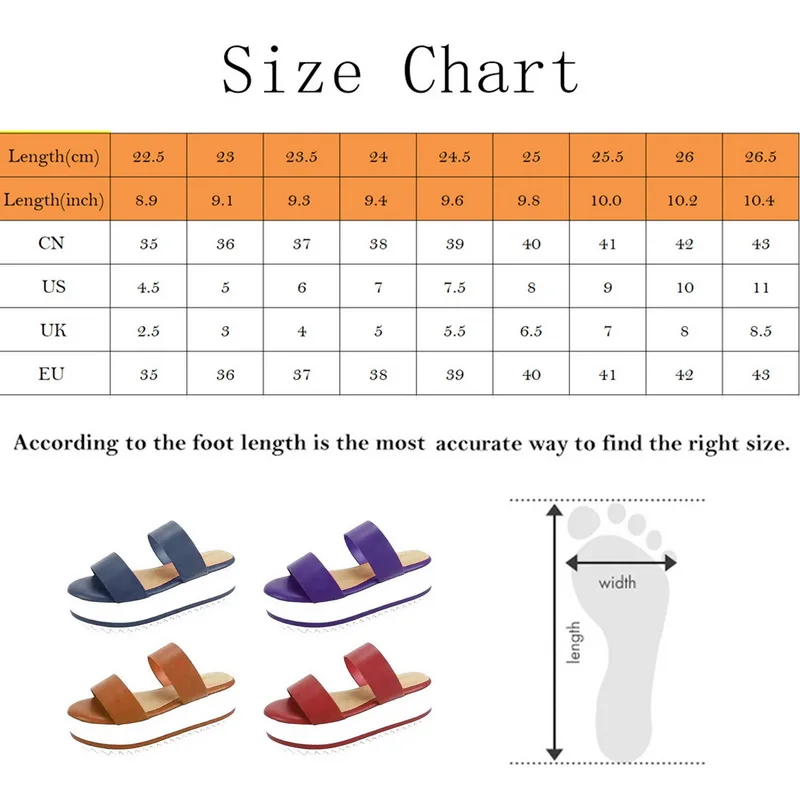 

Summer Comfortable Flat Bottom Women Slippers Wild Outdoor Plus Size Female Beach Platform Slippers Flat Slip On Open Toe Shoes