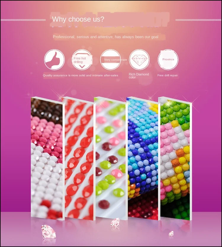 

5D DIY hand embroidery European style home diamond painting cross stitch castle round gift living room decoration painting