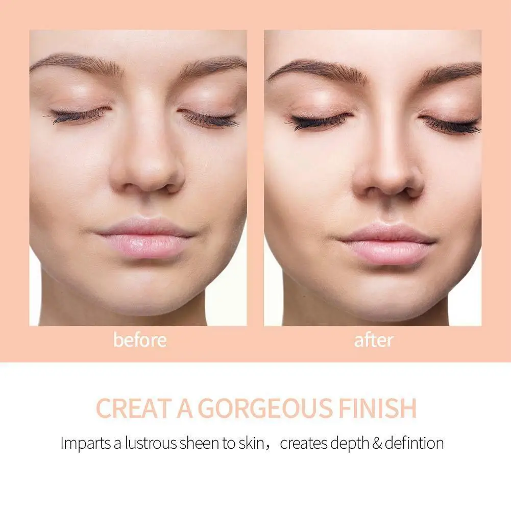 

3 Color-dual-use 3D Highlighter, Face, Concealer, Contouring Pearlescent Eyeshadow Pen, Stick, Head, Beautiful Double O3X2