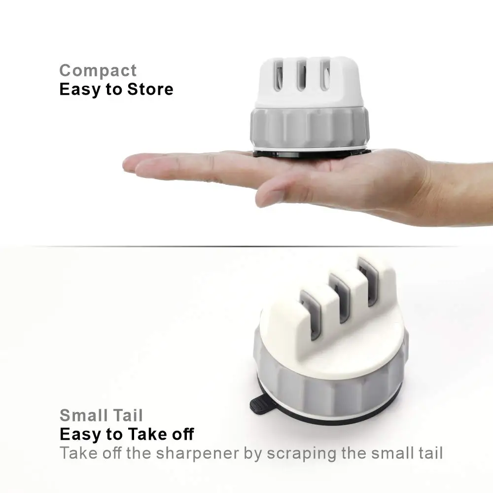 3-ступенчатая точилка для кухонных ножей профессиональный точильный камень