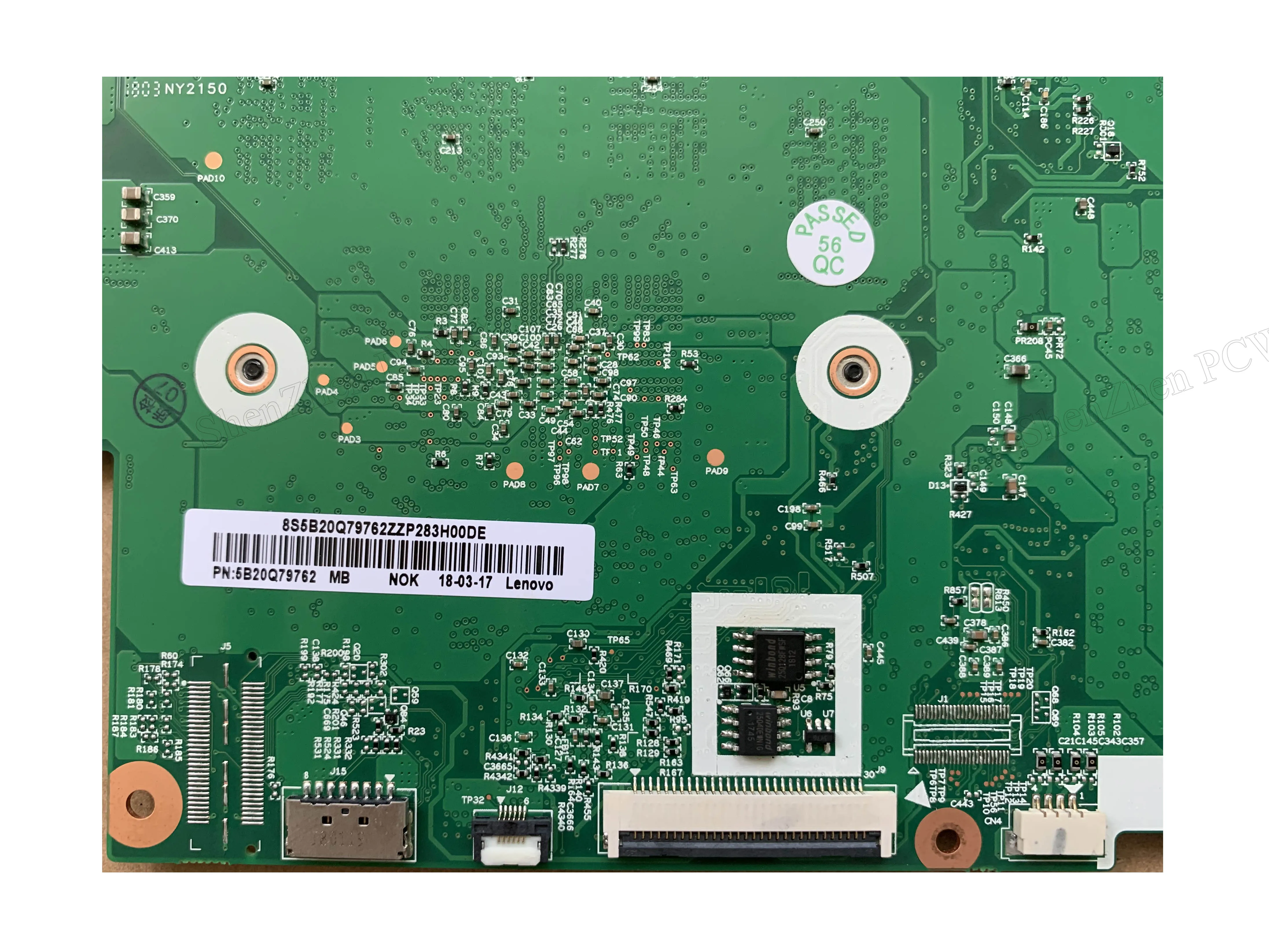 Процессор N3450 ОЗУ 4 Гб ПЗУ 32 EMMC UMA NOK для 500e Chromebook Lenovo 81ES Встроенная Материнская