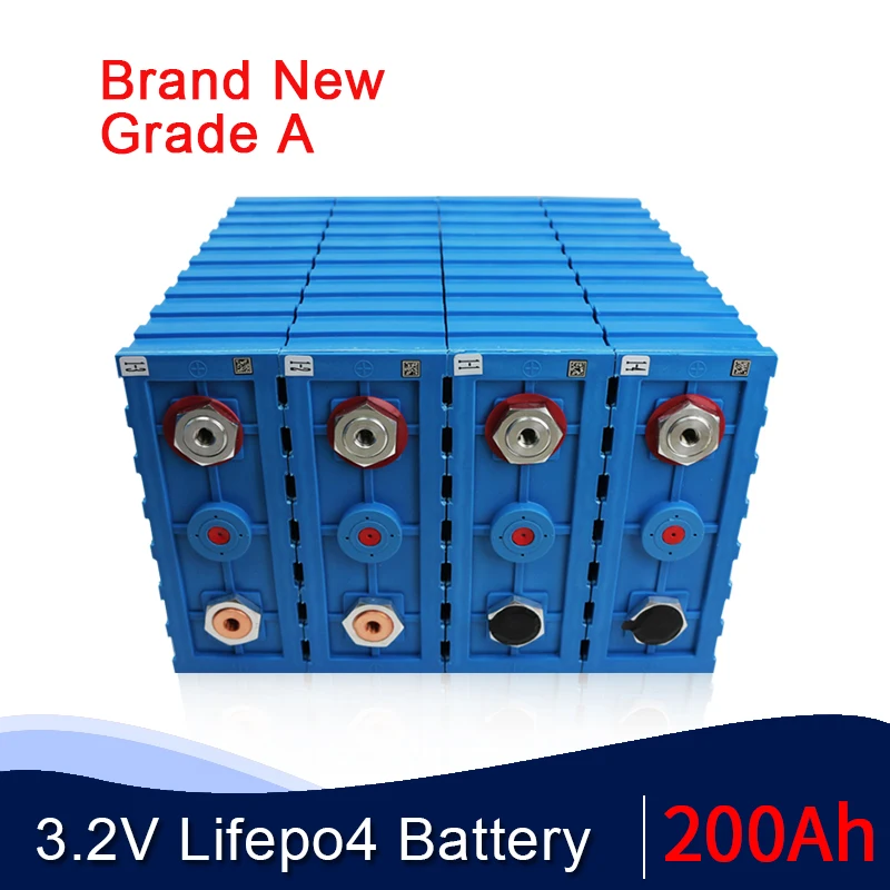 Абсолютно Новый 200AH Lifepo4 сотовый 16 шт. calb DIY 12V200AH 24V200AH 48V200AH аккумуляторная батарея