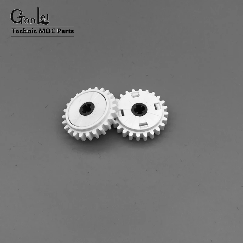10 шт. 76244 Technic Gear 24-зубчатый клатч с серым центром MOC строительные блоки детали
