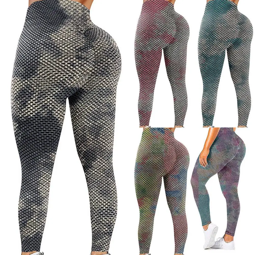 

Women's High Waist Elastic Leggings Yoga Pants Sportswear Sports Clothing Fitness Gym Leggings Seamless Pants Workout Activewear