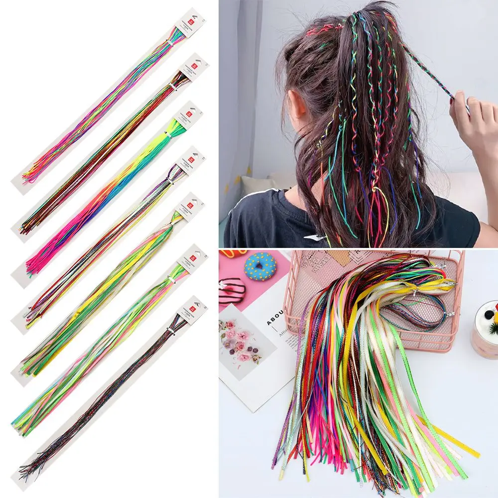 

Fashion Hair Styling Tools Silk Cord Hair Accessories Hair Rope Hair Braid Cute Girl Hair Decor DIY Ponytail