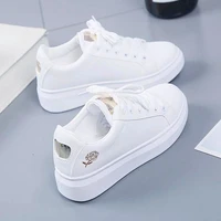 white shoes women sneakers skateboard shoes women flats brand sneakers female footwear thick sole height increasing shoes 3cm