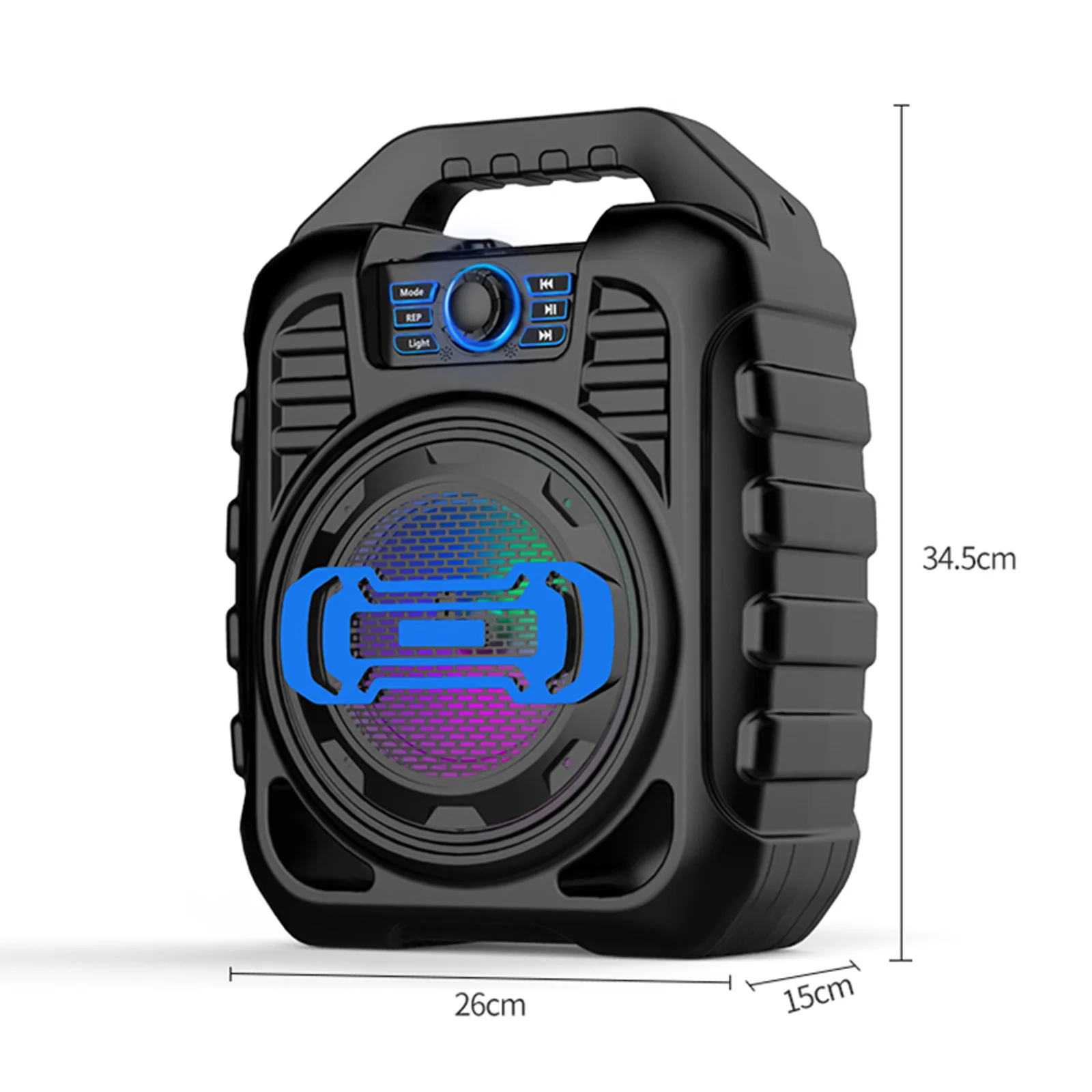 Портативная Беспроводная колонка Gosear для караоке Bluetooth поддержка FM радио TF карты