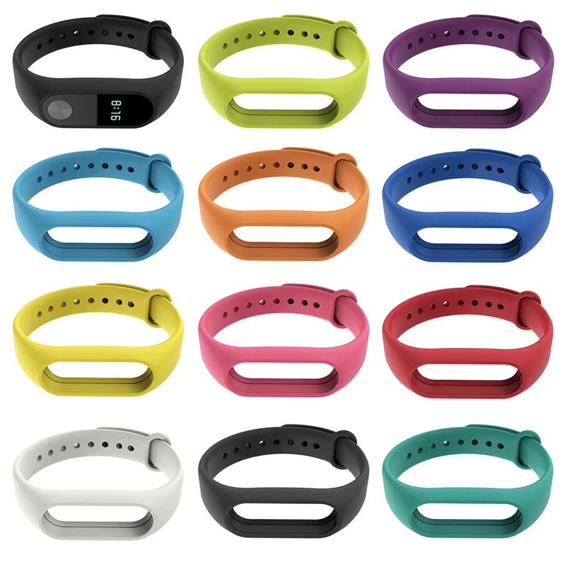 

Сменный силиконовый ремешок для Mi Band 4 3 2, сменный Браслет Для Xiaomi Band 2, умные аксессуары