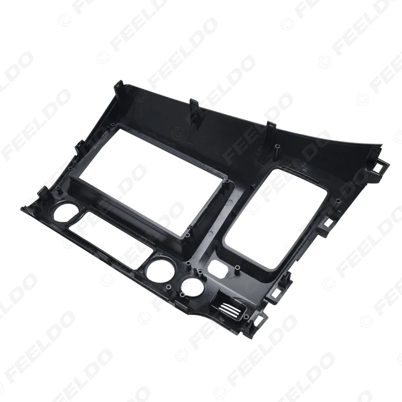FEELDO Автомобильная стерео панель 2Din фасции рамка для HONDA Civic(LHD с отверстием SRS) 06-2011