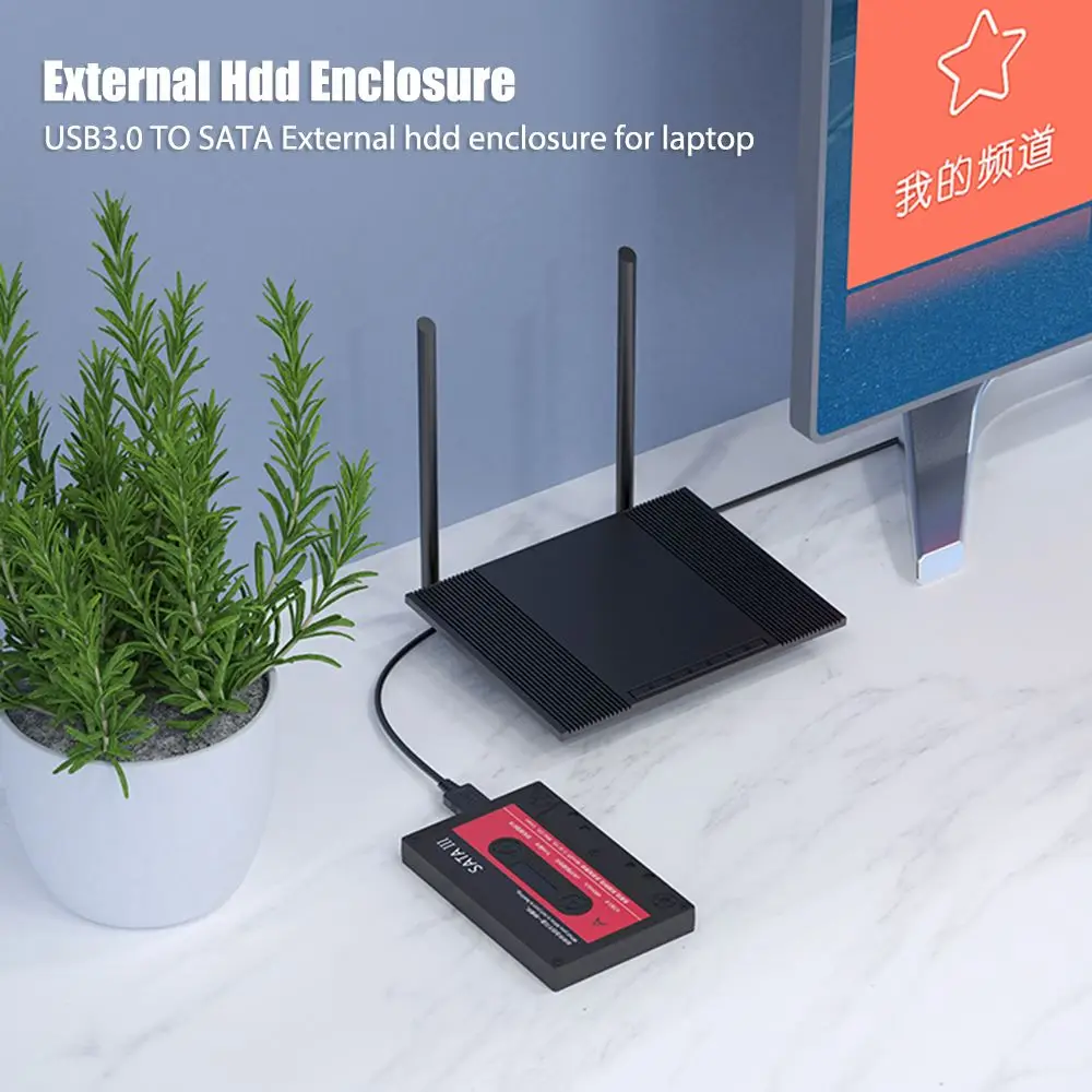 

2.5 Inch USB 3.0 SATA HDD SSD External Hard Drive Enclosure To USB Disk Nostalgic 6Gbps Solid State Disk Hard Disk For Notebook