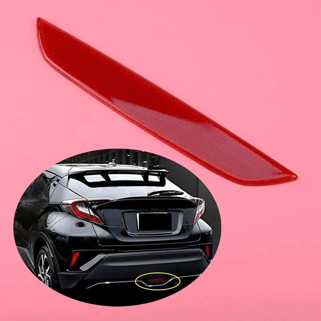 Новинка пластиковый красный Автомобильный задний бампер CITALL фонарь для Toyota