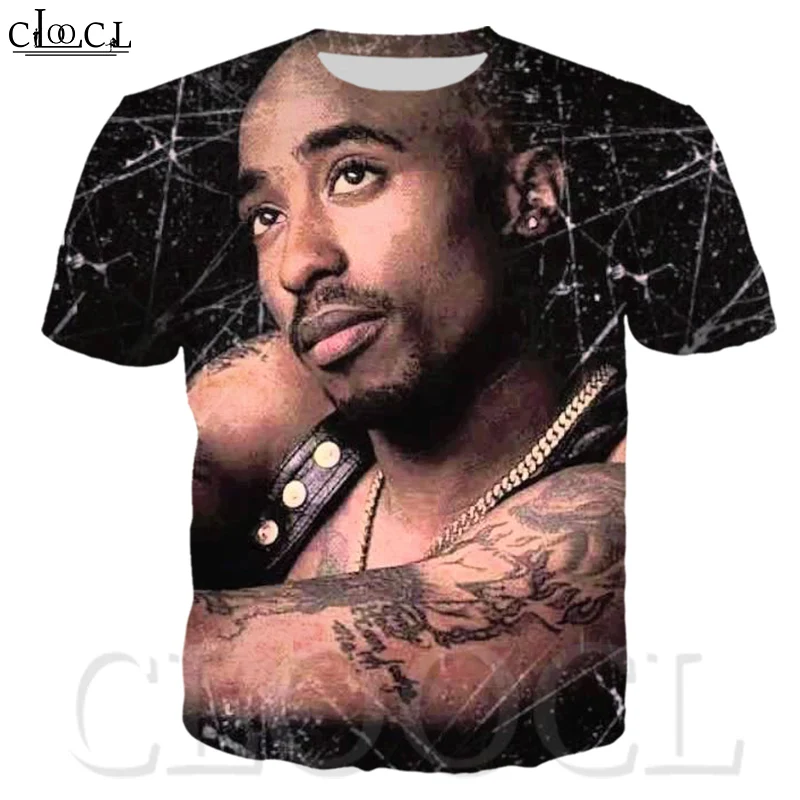 Tupac 3D принт Рэппер мужская футболка Повседневная певица 2pac Женская Amaru Shakur