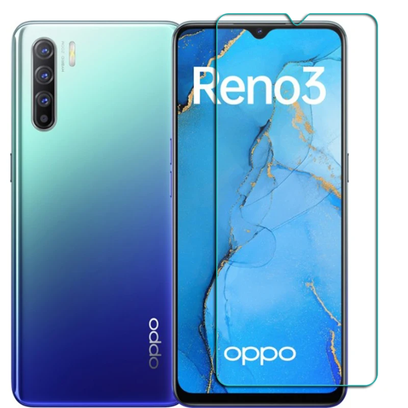 

For Oppo Reno3 5G Youth Reno 3 6.4" Screen Protective Tempered Glass ON PCLM50 PCHM30 CPH2043 Protector Cover Film