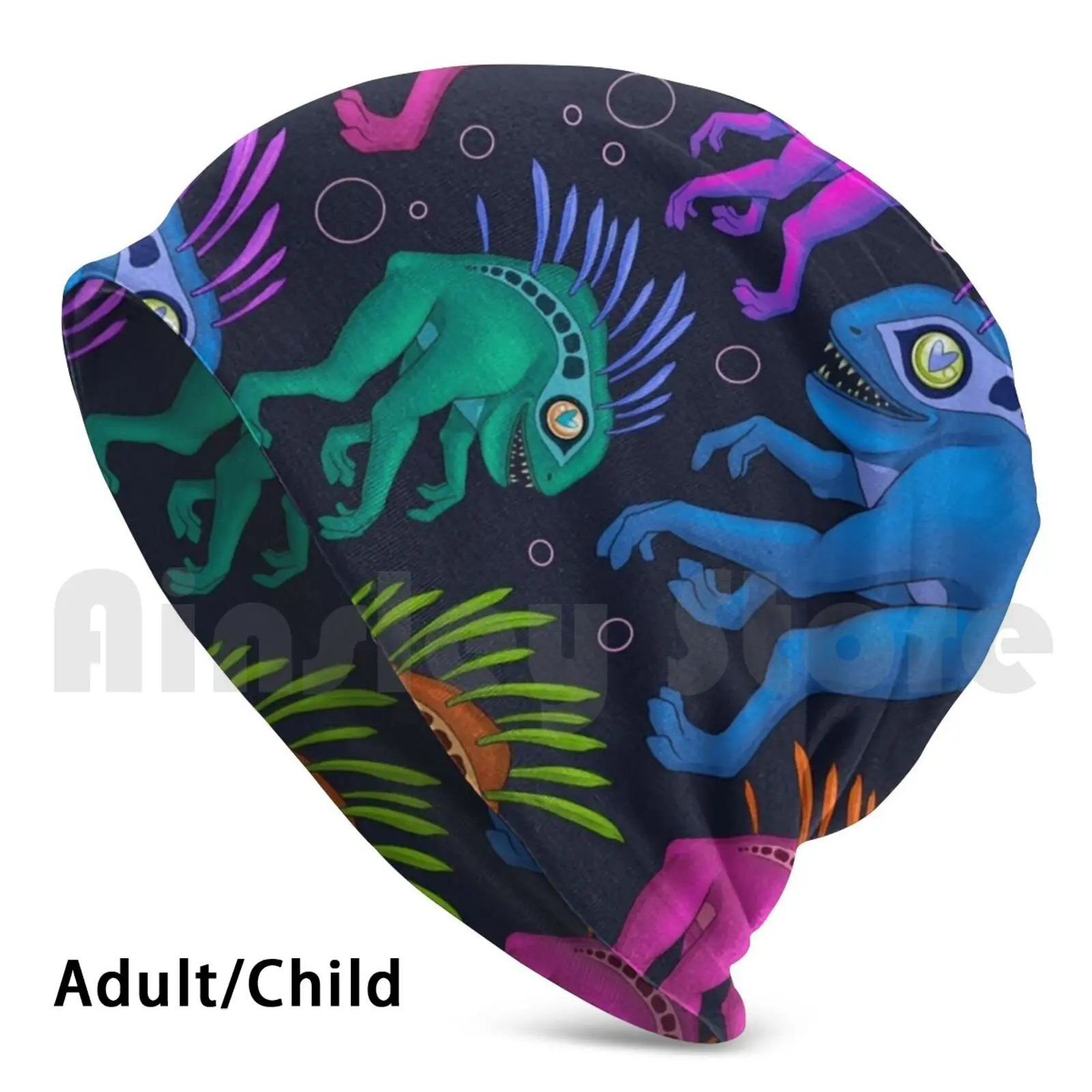 

Мурлок Радужная вязаная шапка хеджирования Кепки Сделай Сам Печать Подушка Мурлок Wow милые геймер