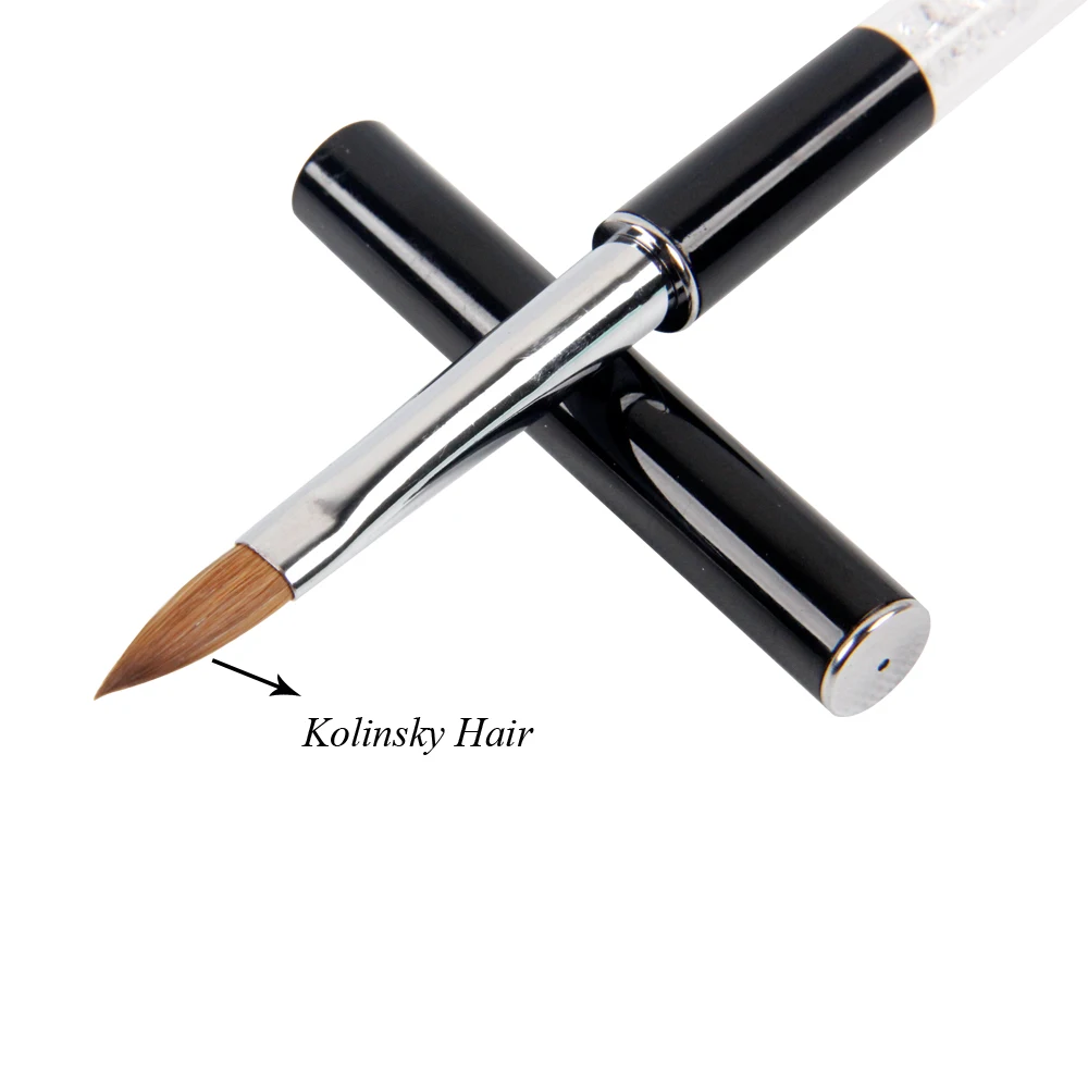 Кисти акриловые для нейл арта 10 шт./лот|brush diamond|acrylic brushkolinsky acrylic brush |