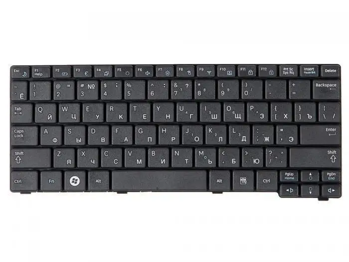 Клавиатура для ноутбука Samsung N102 N128 N145 N148 N150 NB20 NB30 черная гор. Enter | Компьютеры и офис