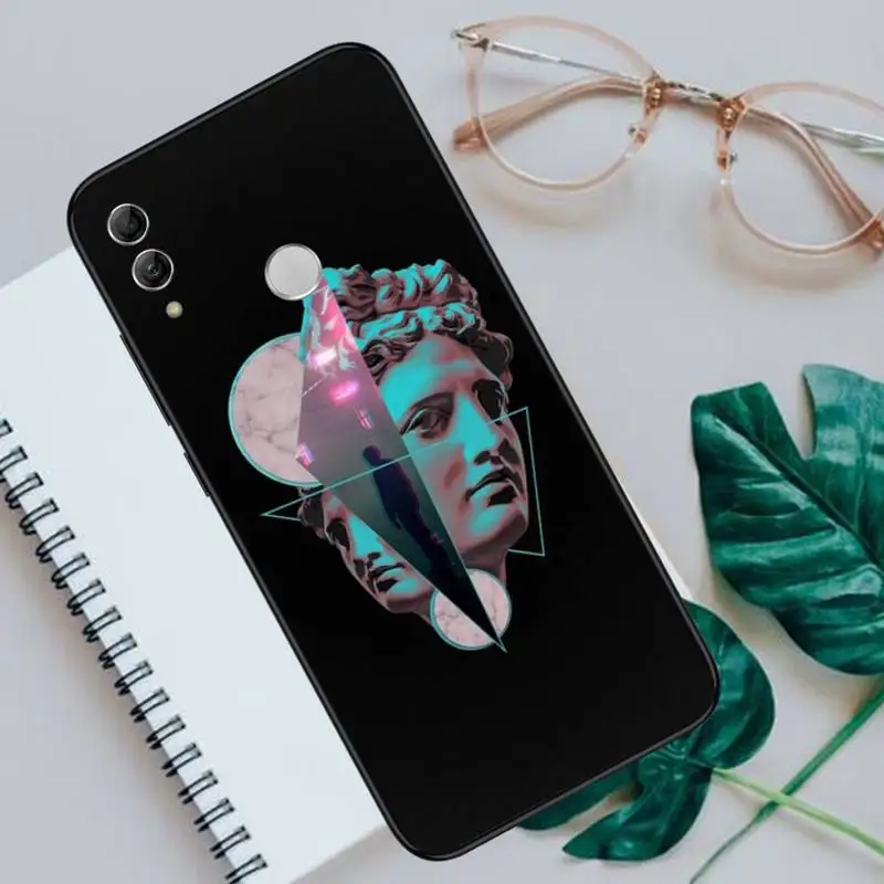 

Plaster Statue David Art Phone Case For Huawei Honor view 7a5.45inch 7c5.7inch 8x 8a 8c 9 9x 10 20 10i 20i lite pro