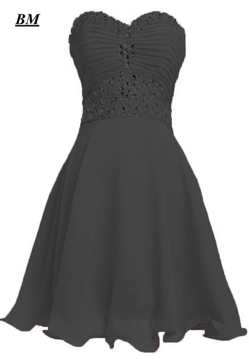 Newest Chiffon Short Homecoming Dresses 2021 Beading Graduation Cocktail Formal Prom Party Gown Vestido de Formatura BM75 | Свадьбы и