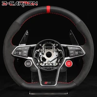 full leather steering wheel alcantara leather smooth leather for audi r8 2016 2020