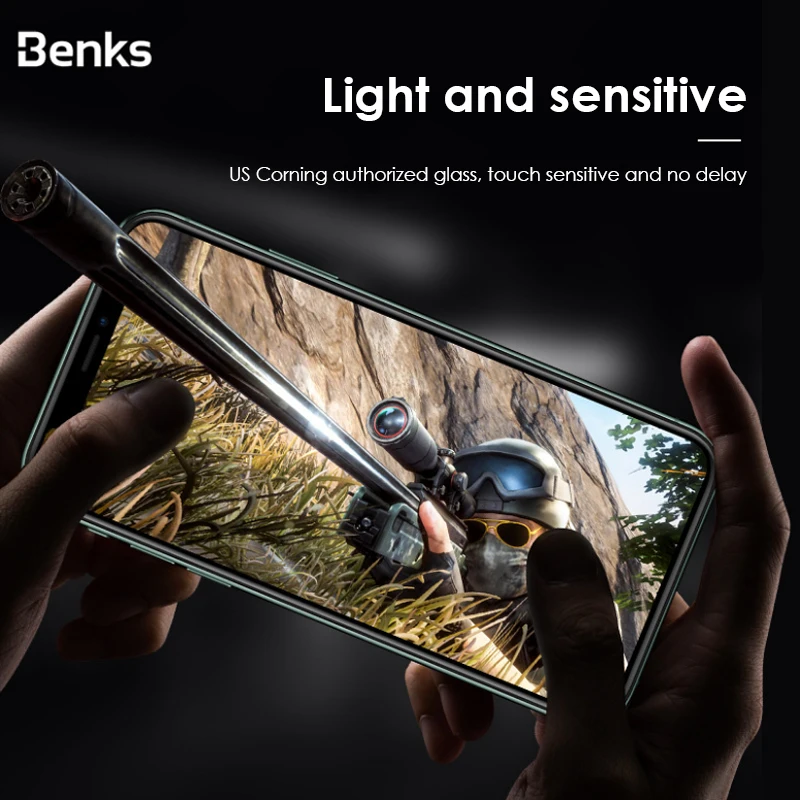 Защитное стекло Benks Corning 3D XPRO закаленное HD с полным покрытием для iPhone X XS 11 Pro MAX XR