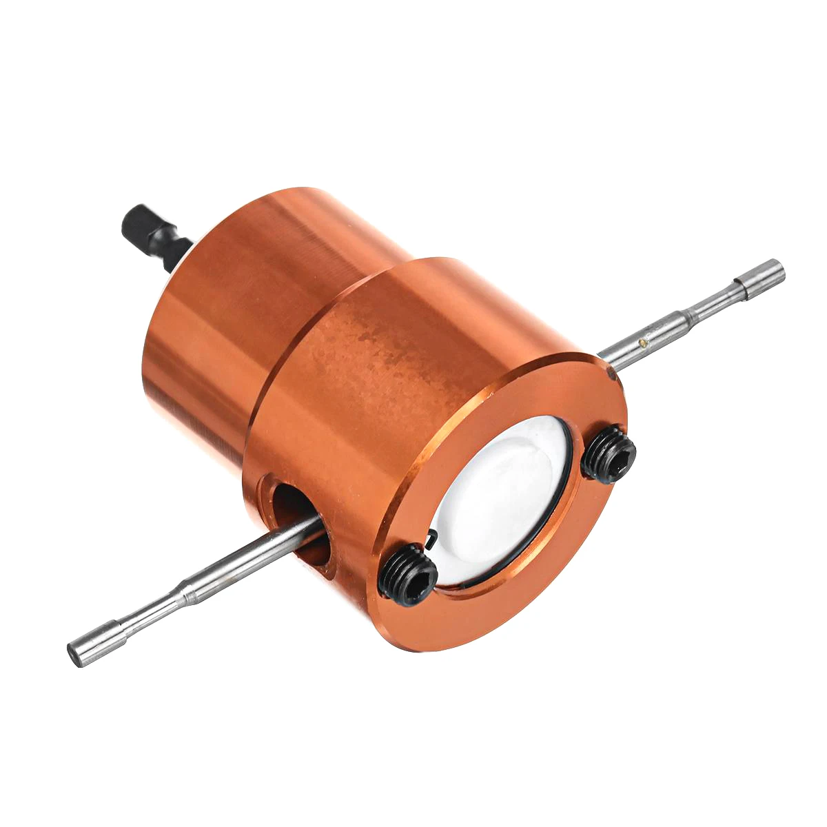 

360 Degree Adjustable Double Headed Sheet Metal Cutting Nibbler Metal Saw Cutter with Extra Punch Cutting Tools Drill Attachment