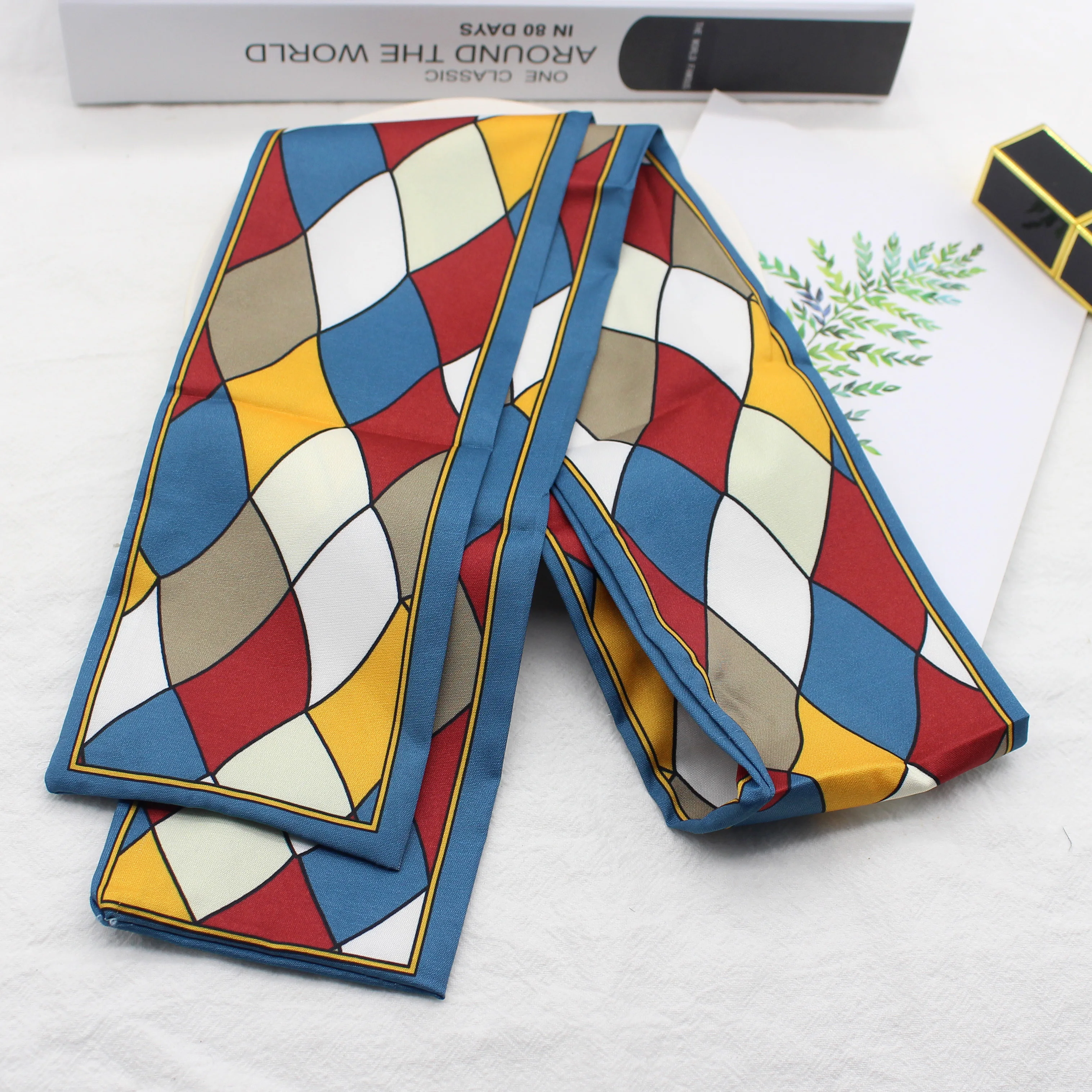 Банты для длинных волос шарф головной платок модные резинки ленты