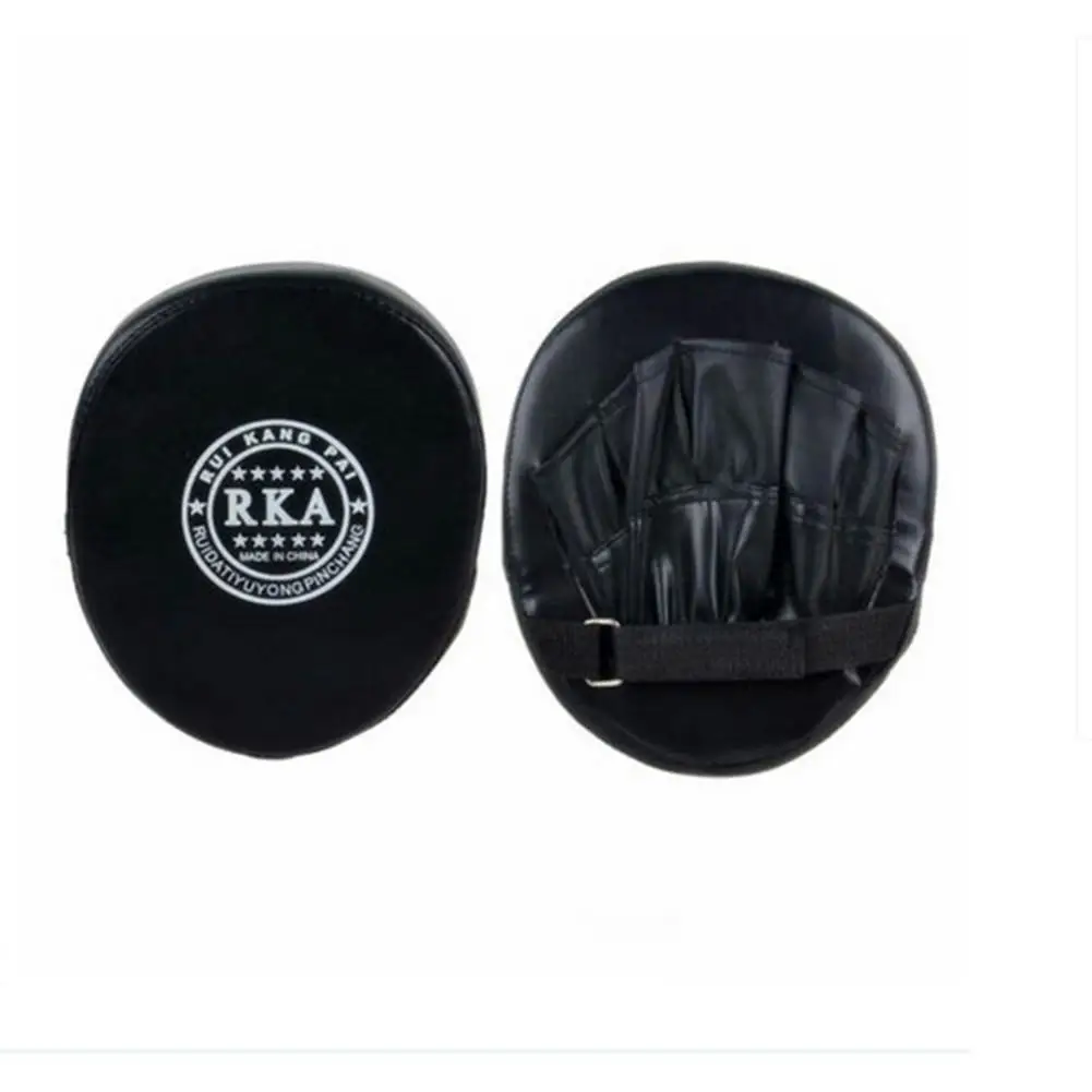 Черный красный ПУ пена боксерские перчатки колодки для муай тай кикбоксинг