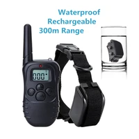pet dog remote training collar rechargeable waterproof electronic dog shock collar remote shocker training equipment for dogs