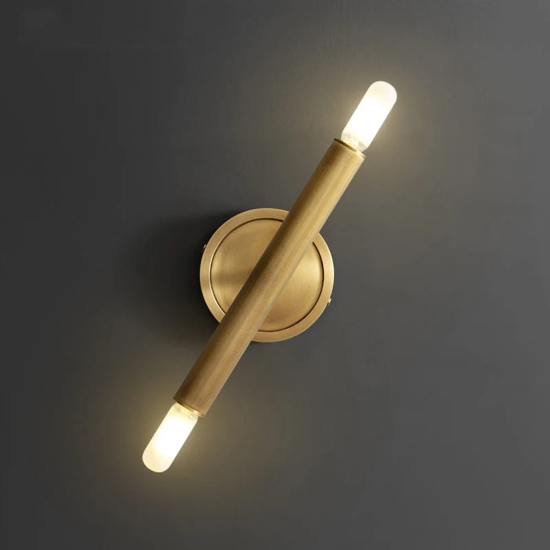 Le Pentagone Sconce post современный настенный светильник вверх вниз скандинавский золото