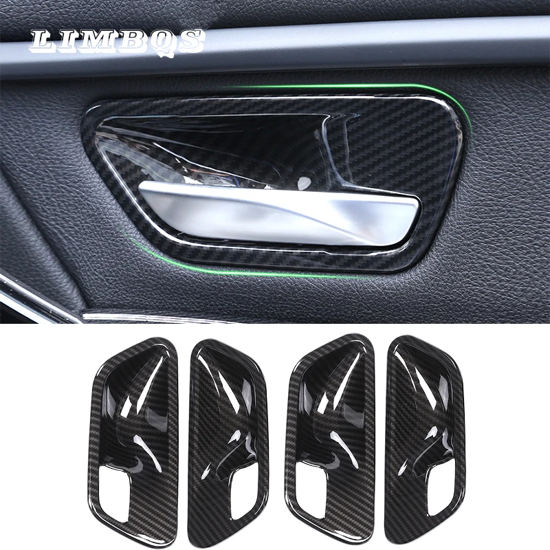 Для BMW 3 4 серии F30 F32 F35 2014 015 2016 2017 2018 шт. углеродное волокно ABS Хромированная