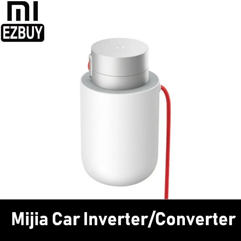 Xiaomi 100W автомобильный инвертор/конвертер DC 12V в AC 220V с двумя usb портами 5