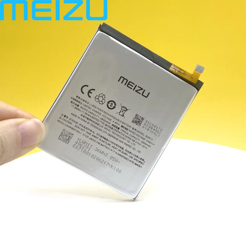 Оригинальный аккумулятор Meizu BA612 3000 мАч сменный на мобильный телефон для M6 12M M5M612Q