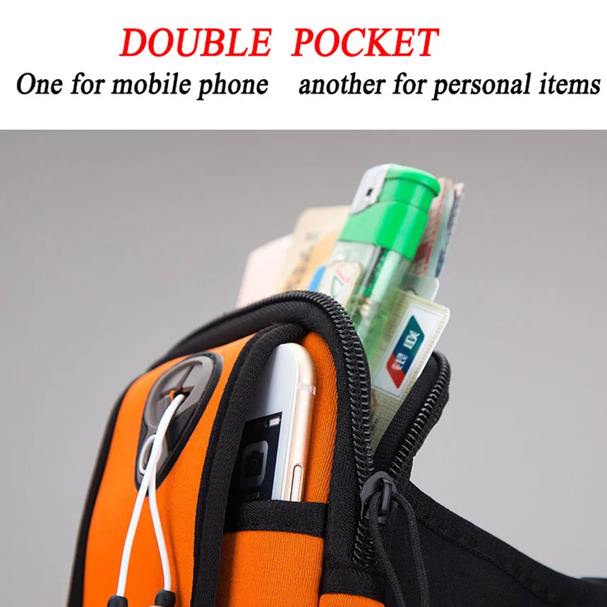 Универсальная спортивная Беговая наручная повязка водонепроницаемый чехол для