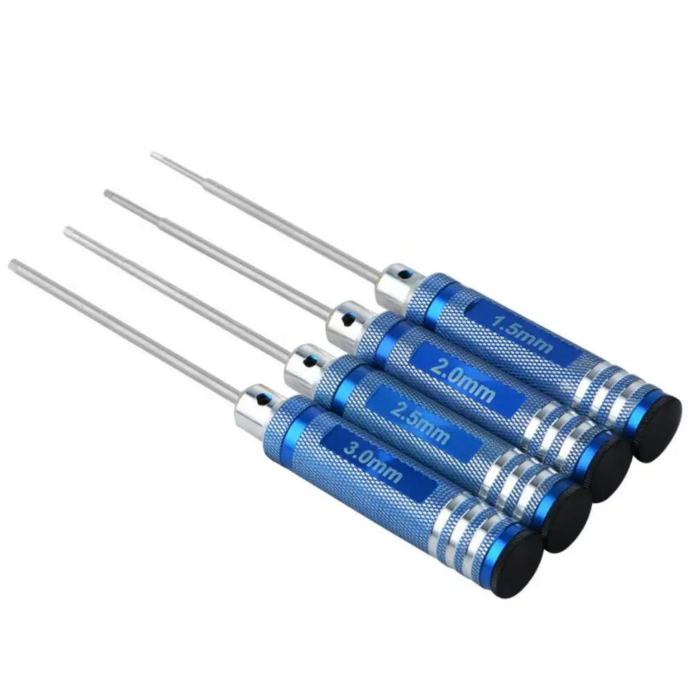 RC Универсальная металлическая модель инструмент шестигранной отвертки синий