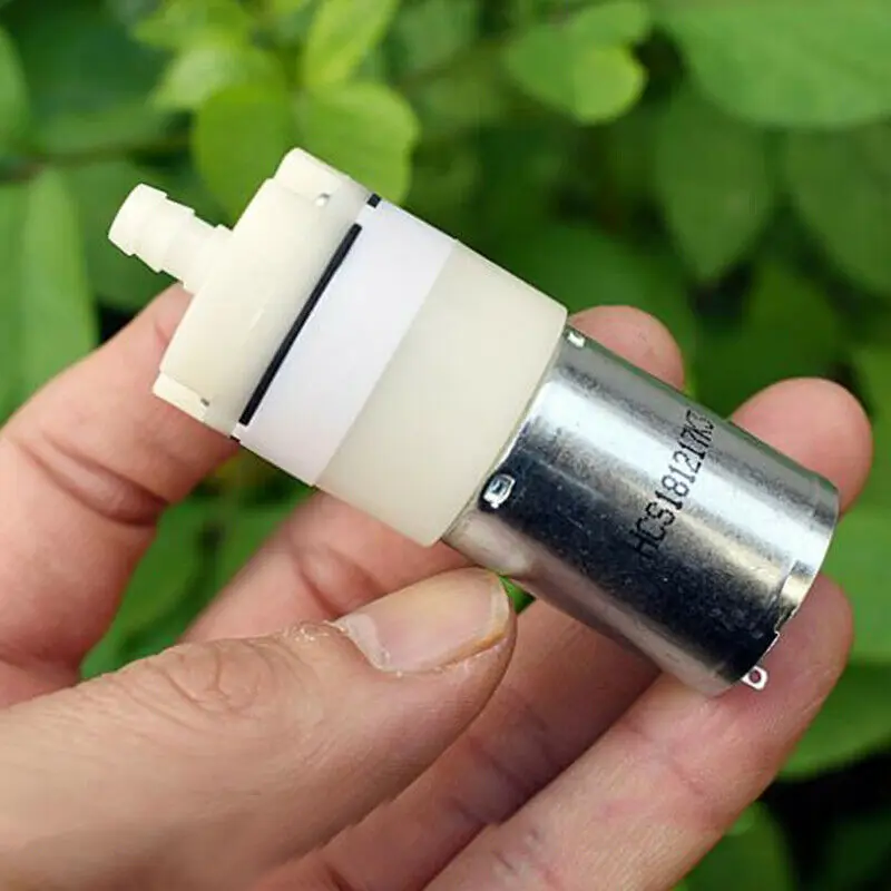 Микро воздушный кислородный насос для рыбы мини двигатель 370 12 В постоянного тока