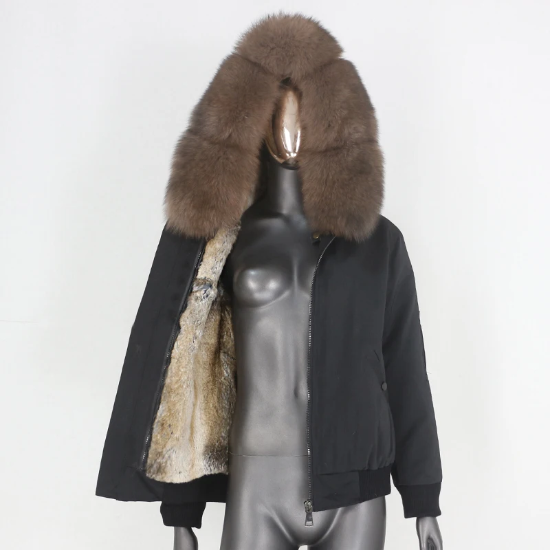 CXFS 2021 Водонепроницаемый бомбардировщик куртка-парка пальто из натурального