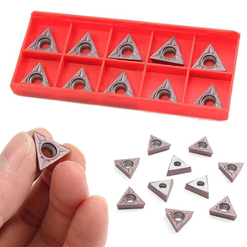 

10pcs Tungsten Steel TCMT16T304 VP15TFCarbide Insert Milling Cutter Turning Tool