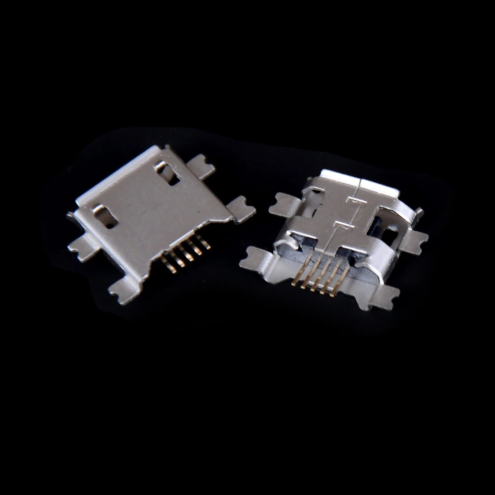 

20pcs 5pin Micro USB Connector Jack Socket Female Micro USB Socket G22 SMD 4 Feet
