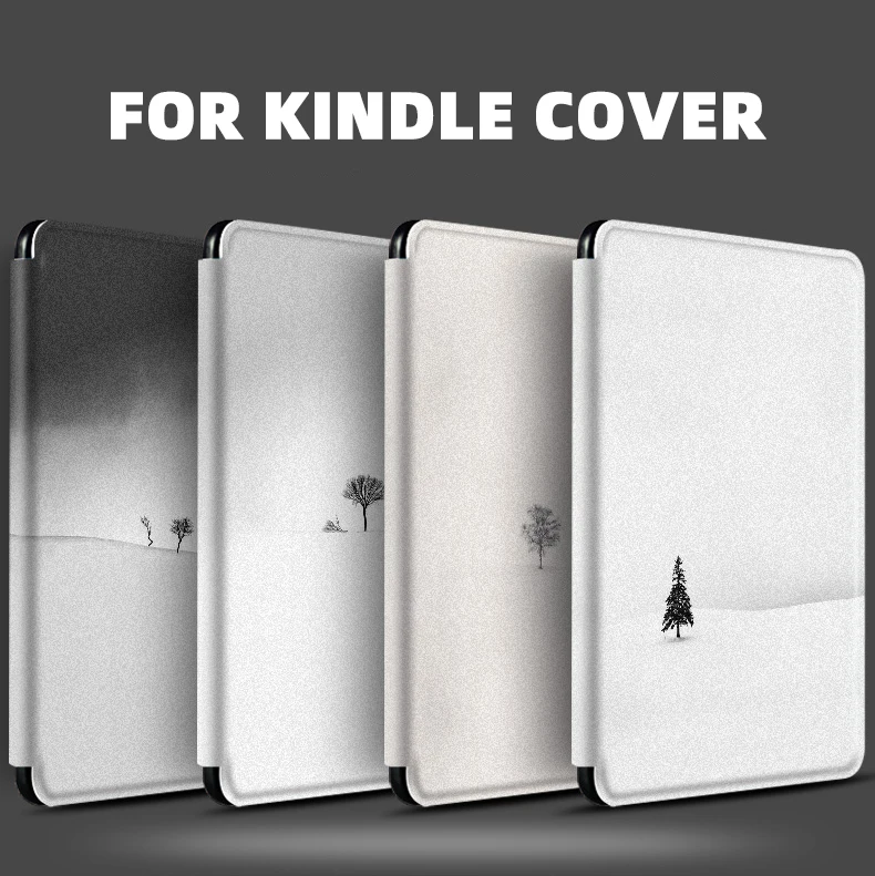 A Tree Simple Protective for E-book Kindle 2019 2018 Protective Capa for KPW4  Case Para Tablet for  for Amazon Kindle  6"