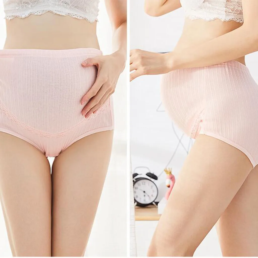 Хлопковые трусики для беременных с высокой талией регулируемое нижнее белье