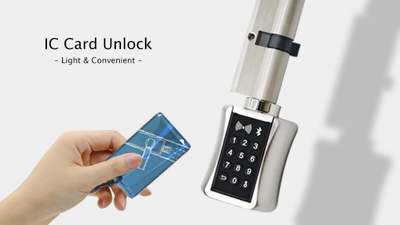TT lock app умный цилиндрический дверной замок замена без ключа замок евро профиль цилиндр