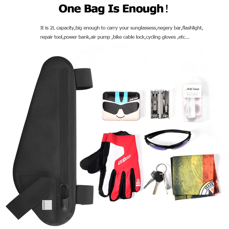 Велосипедная сумка верхняя труба передняя рама велосипедная водонепроницаемая