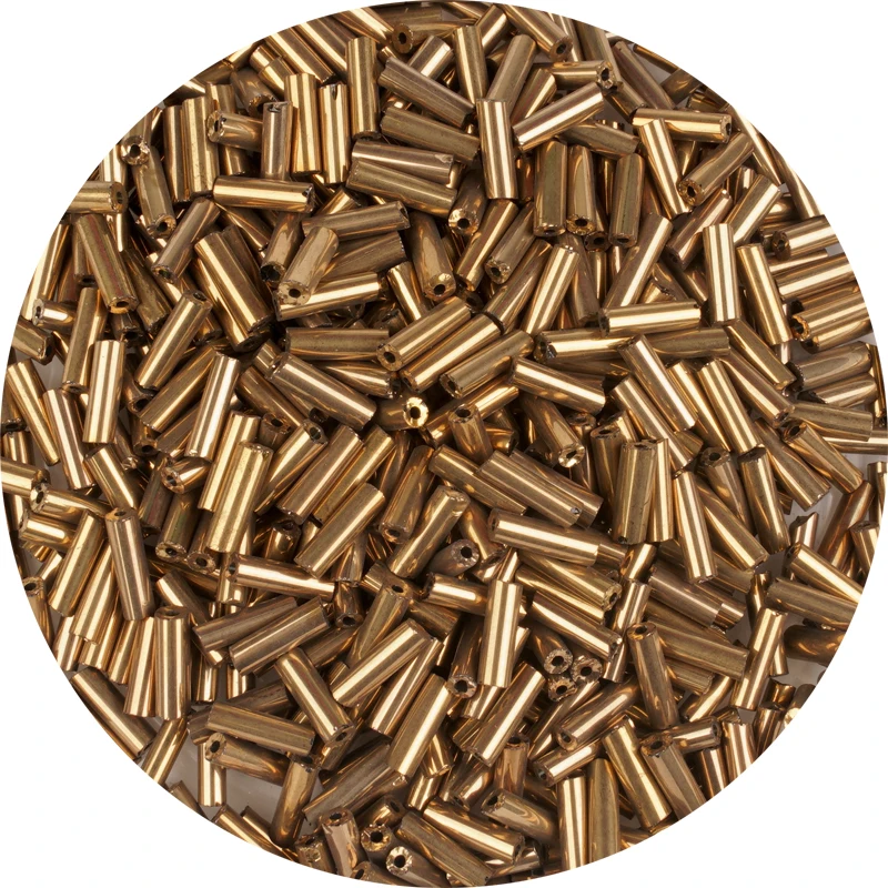 2x6 мм 500 шт. золотистые бусины из чешского стекла стеклянные прокладки кристаллы