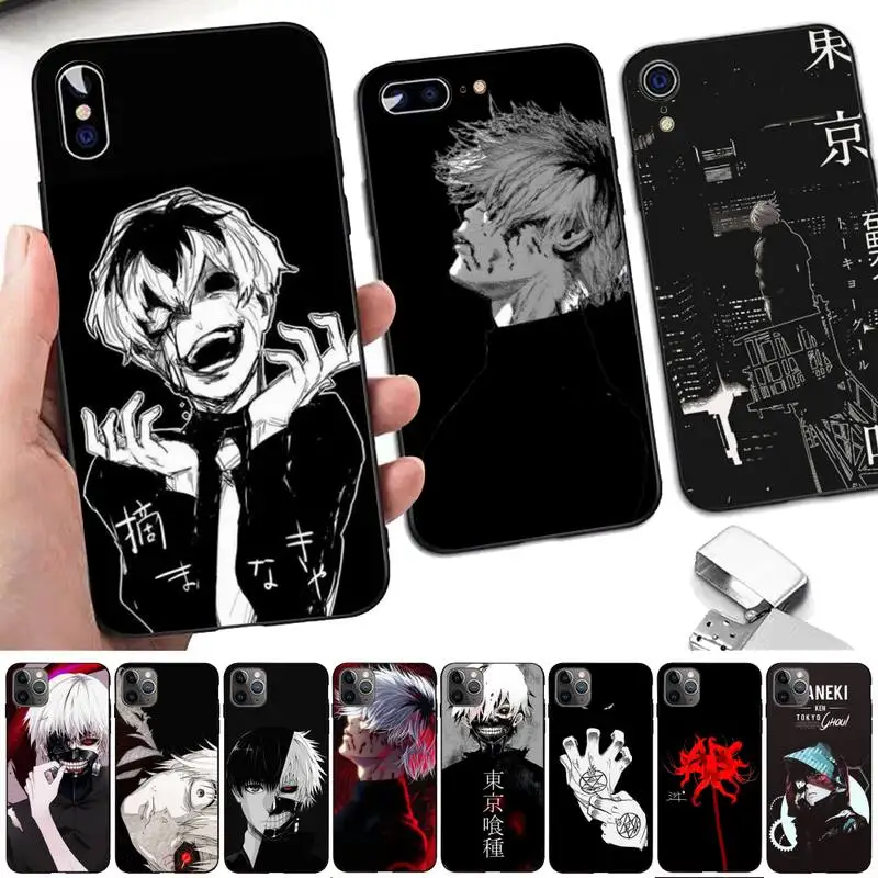 

Tokyo Ghoul Anime Phone Case for iphone 13 8 7 6 6S Plus X 5S SE 2020 XR 11 12 pro XS MAX