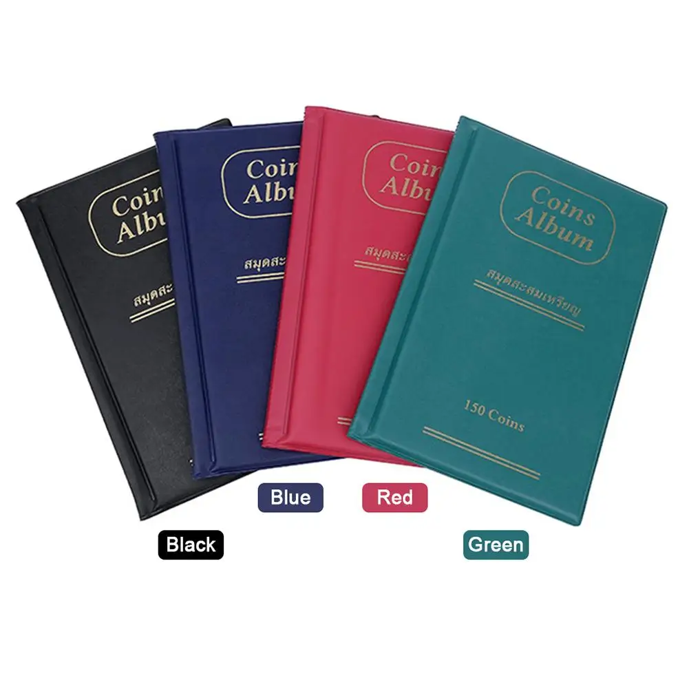 150 альбом с карманами Пенни Коллекционная книга сувенир монеты Коллекция