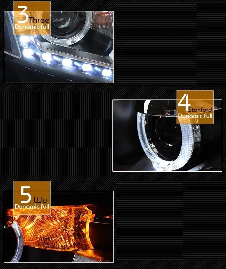 Автомобильные аксессуары для дневных ходовых автомобилей Drl Led Cob фары автомобильные фары в сборе 11 для Volkswagen Passat
