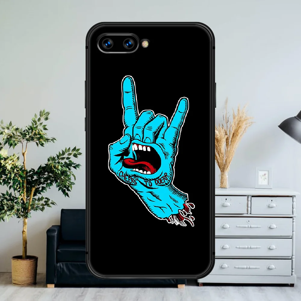 

Art Santa Cruz Skateboards Brand Phone Case For Huawei Honor 6A 7A 7C 8 8A 8X 9 9X 10 10i 20 Lite Pro Play black Prime 3D Etui