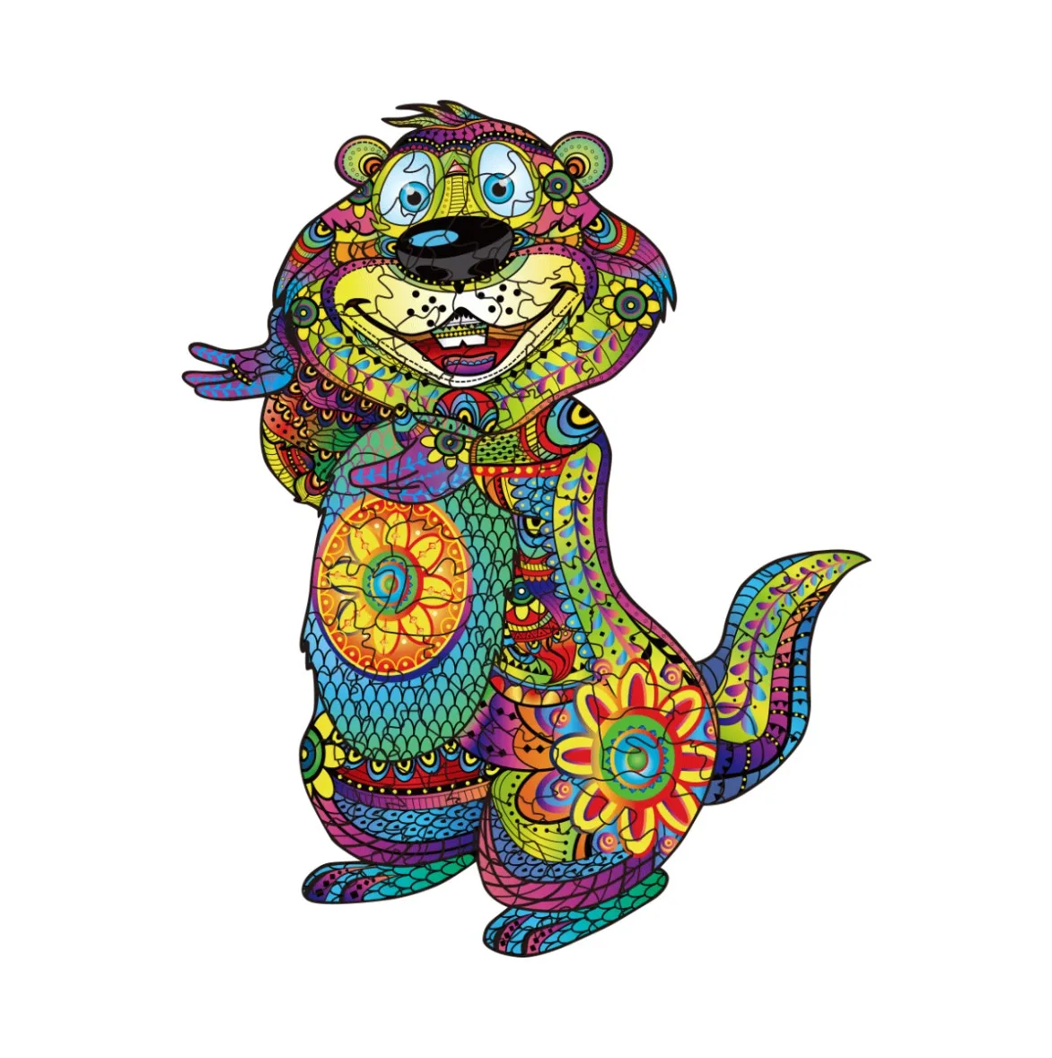 

Building block puzzle Groundhog quality puzzle adult children gift wooden Home decoration Educational Toys montessori baby toys