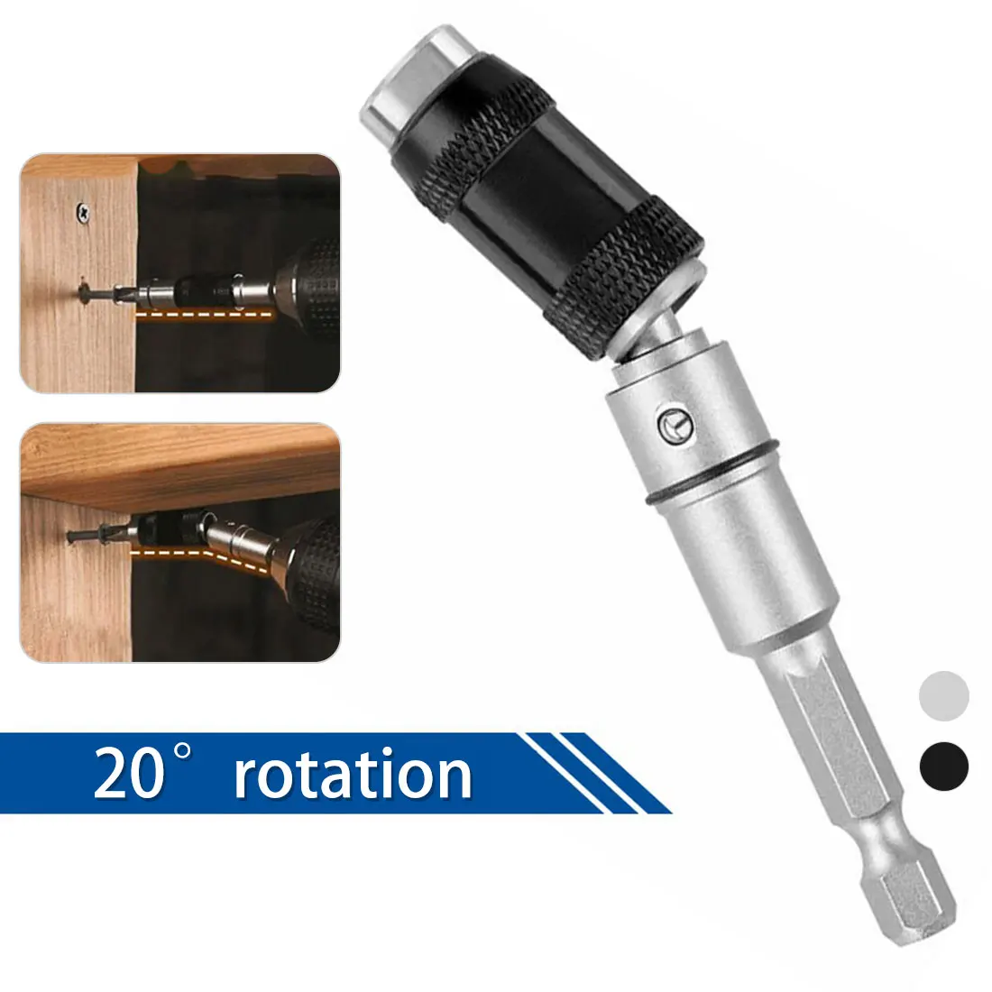 

Multifunctional Electric Drill Connection Tool Flexible Drill Adapter Repair Tools Classic Wood Texture Supplies for Home Use